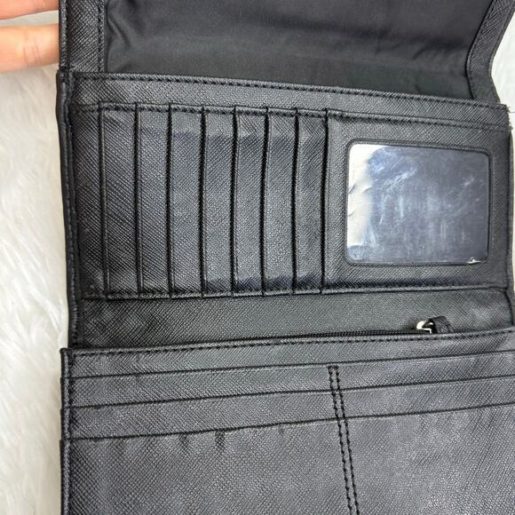 COACH Black Signature Canvas Wallet - Picture 9 of 11